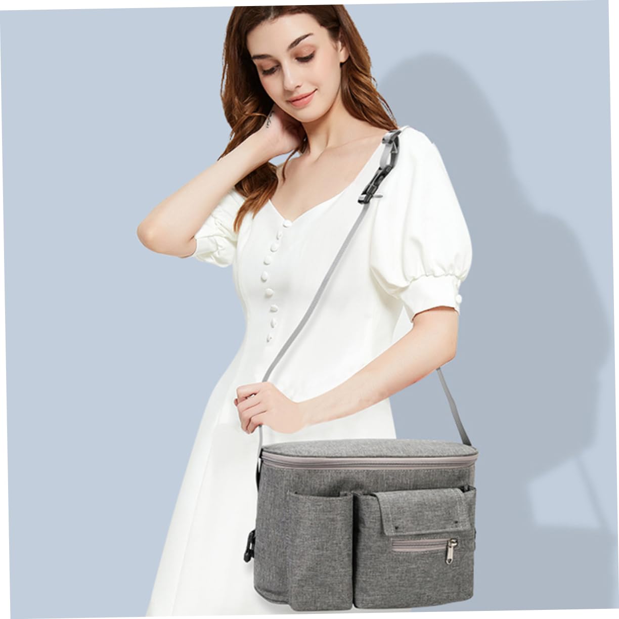 TOYANDONA 2stücke Diaper Pouch Multifunktionale Wickeltasche Für Kinderwagen Große Kapazität Für Babyflaschen Windeln Und Spielzeug Für Unterwegs