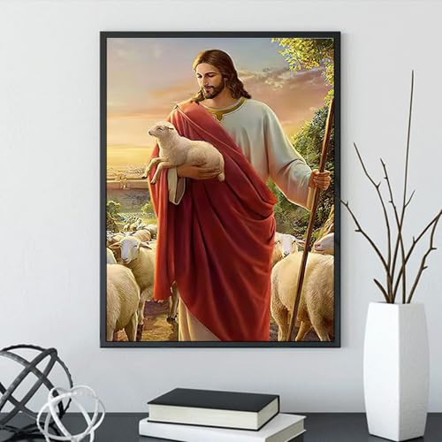 Jésus et la croix poster décoration murale toile LXTOPN chambre 50x70
