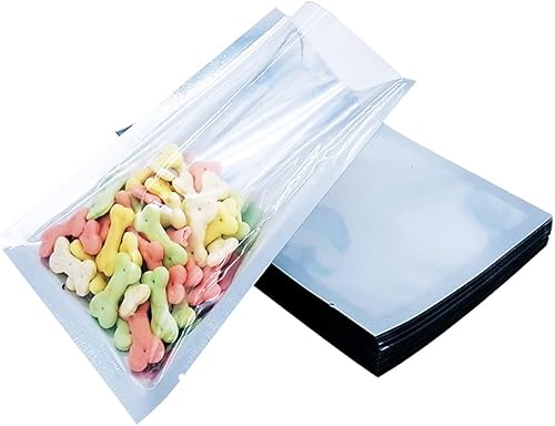 Miniatura 4 de Paquete de 500 bolsas transparentes de tereftalato de polietileno de 2.4 x 3.5 pulgadas (tamaño interior de 2 x 3.1 pulgadas), papel de aluminio