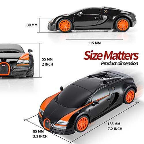Image of BEZGAR 1:24 Bugatti Remote Control Car Licensed Bugatti Grand Sport Vitesse