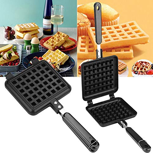 Nicoone Waffel Eisen Waffeleisen & Eisen für Einfache Reinigung Herd Top Waffel Eisen Platten Nicht-Stick Waffeleisen… – Bild 6