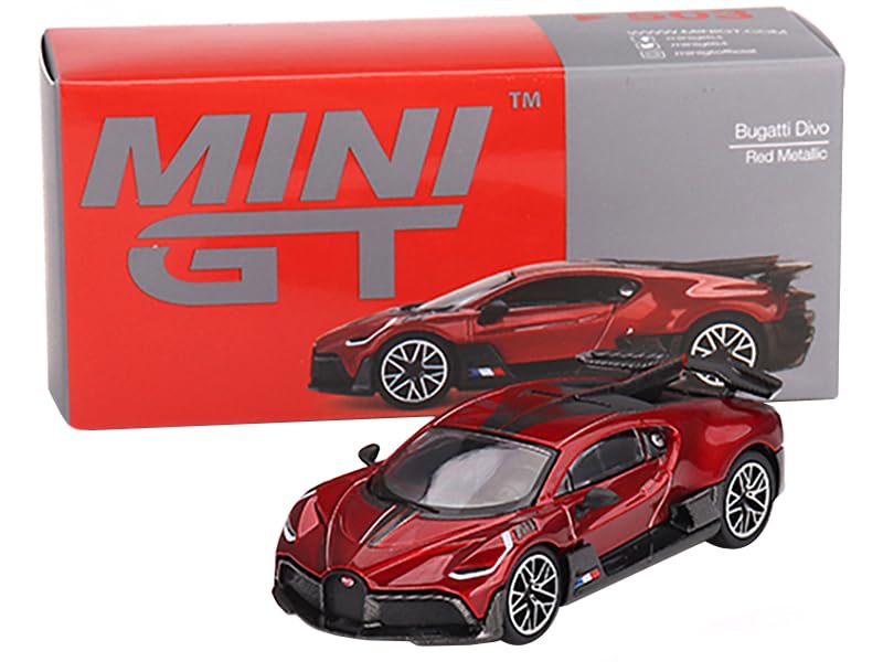 Amazon.com: Bugatti Divo Red Metallic and Carbon Limited Edition