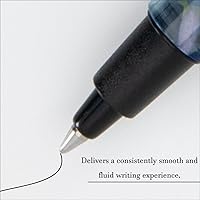 Vista 14 de Monteverde MVP Liquid Rollerball Pen Green Abstracts - Medium Point - Compact & Versatile Mini Pocket Pen - Liquid Rollerball Technology - Cartridge