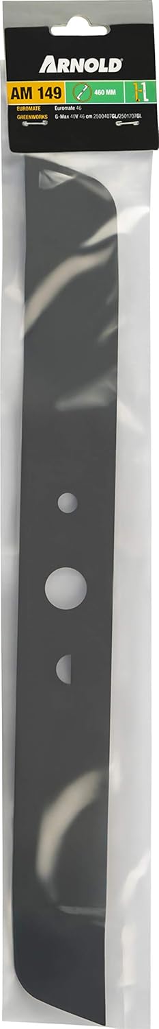 ARNOLD - Mulching Blade Replacement Blade for 18" / 40V Greenworks G-Max Mowers - AM149, 1111-G9-0003, Black