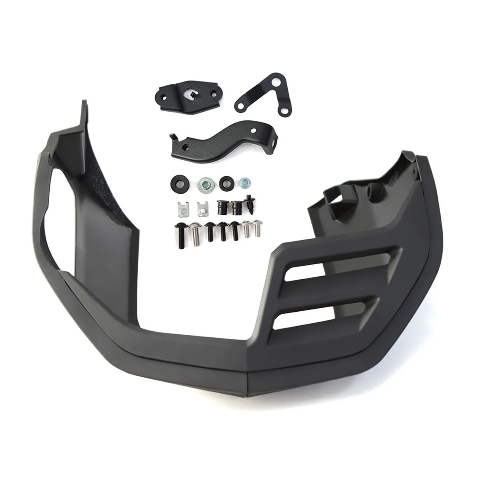 Motorrad-Verkleidungsspoiler Für CB650R CB-650R CB 650 R 2019-2025 Motorrad-Bugspoiler Untere Verkleidung Rahmenschutz Motorradspoiler(Schwarz)
