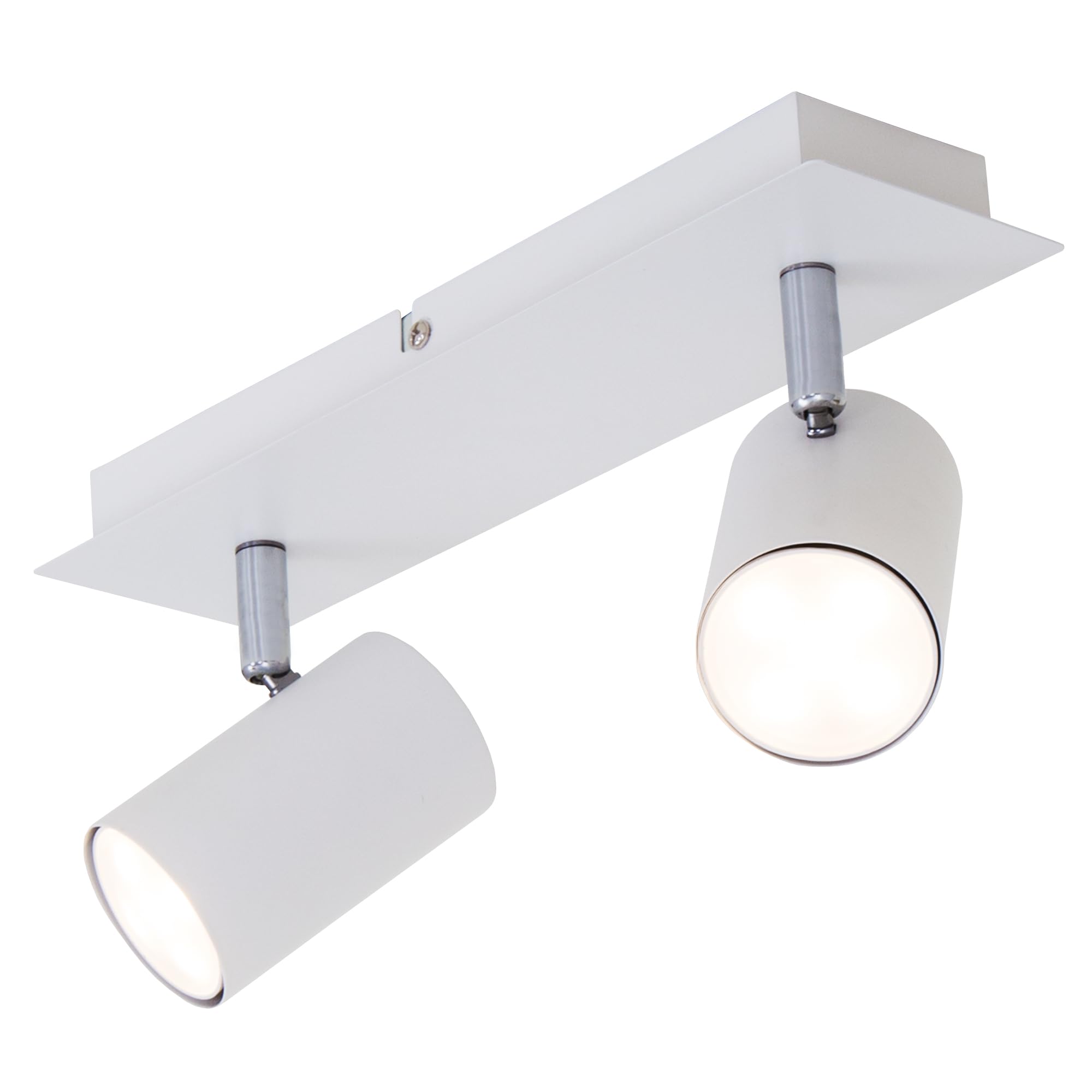 Brilo BARRA A 2 LUCI  RUN 2xGU10 FINO A 40 W BIANCO ORIENTABILE 290x80x123 mm