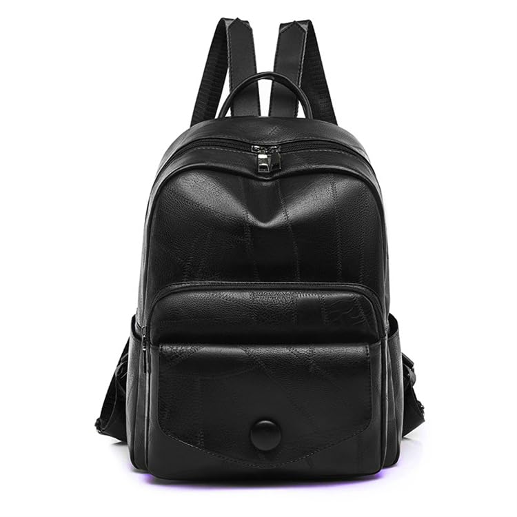 Sac à dos cuir noir zippé pour ne plus perdre vos affaires