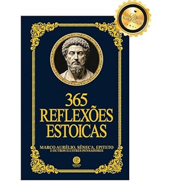 Capa do livro 365 Reflexões Estoicas - Edição de Luxo Almofadada