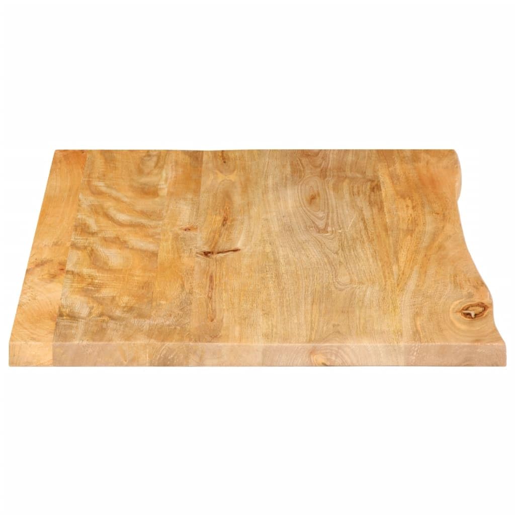 vidaXL Dessus de Table à Bord Vivant 70x60x3,8 cm Bois Massif manguier, Dessus de Table en Bois, Dessus de Table d'appoint, Dessus de Table à Bord Vif