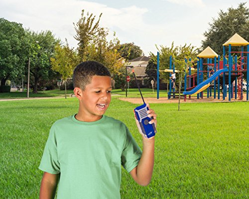 Nerf Walkie Talkie For Kids Fun At The Touch Of A Button, Set Of 2, 1000' Range By Sakar, Rugged Pair Battery Powered Gray Blue & Orange #TOP1