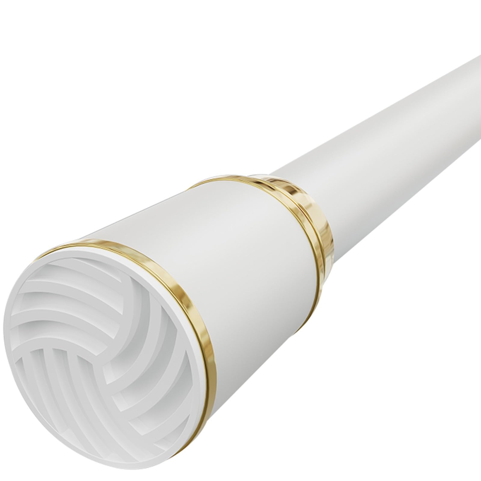 Vorhangstange Ohne Bohren Glatte Glänzende Oberfläche Teleskop Gardinenstange Einfache Installation für Vorhänge Dusche Türöffnungen(2.1-3.0m)