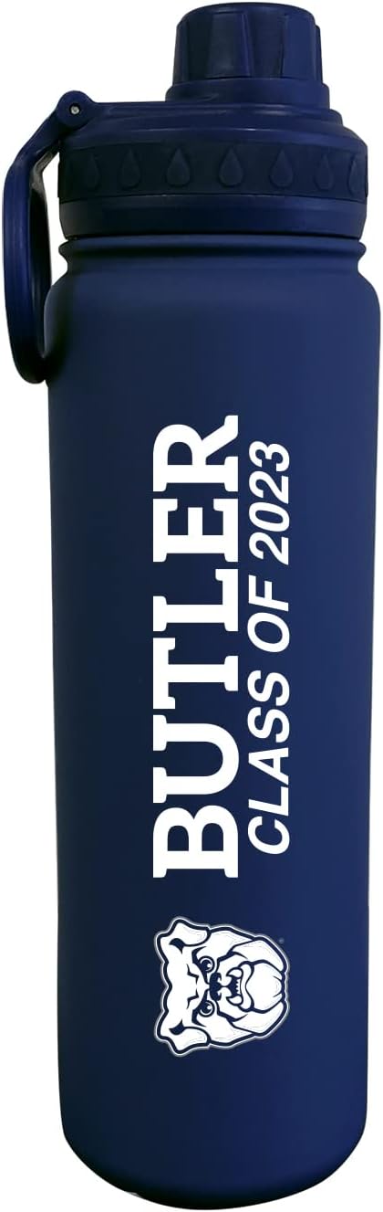 The Fanatic Group Butler University Class of 2023 24 oz. Stainless Steel Bottle - Navy