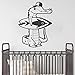 GUANYUN Home Interior Dekoration Neue riesige Aufkleber Wandtattoo Kunst Cartoon Krokodil Surf Wandaufkleber Spielzimmer Kinderzimmer Ozean Sommer Strand Tier Surf Wandtattoo Schlafzimmer 74cmx56cm