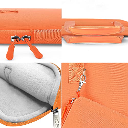 Image of Hseok Laptop Sleeve 13.3-14 inch Case with Small Pouch, Neoprene Computer Bag Compatible with MacBook Neo /Pro 14 M5 /M4 /M3 /M2 /M1, Mac Air /Pro 13.3, XPS 14 and Most 13-14 inch Notebooks,O02G01