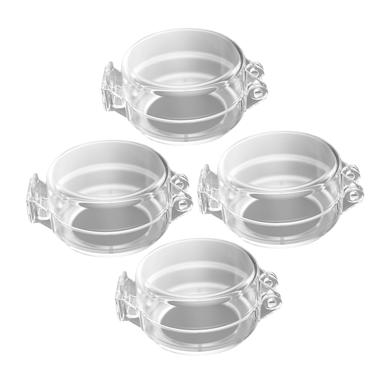 IWOWHERO 4pcs Childproof Door Lock Covers Door Knob Safety Stove Oven Locks Babyproof Cabinet Easy Install Childproofing Solution