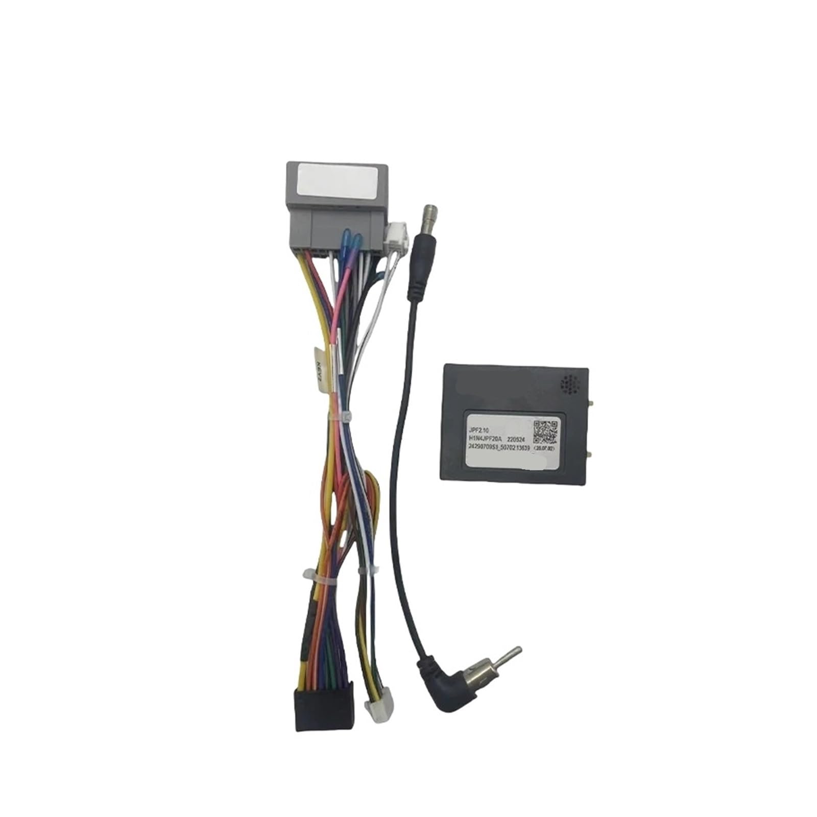 Kfz-Kabelbaum Canbus-Box-Adapter 16-poliges Stromkabel kompatibel mit Chrysler 300c Jeep Compass Grand Cherokee WK JPF2.10