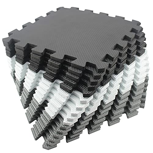 MSHEN Puzzlematte Kälteschutz abwaschbar Kinderspielteppich Matte | puzzlematte Baby Trainingsmatte Fitnessmatte Turnmatte Sportmatte Trainingsmatte Boden Schutz ADL16 Cover