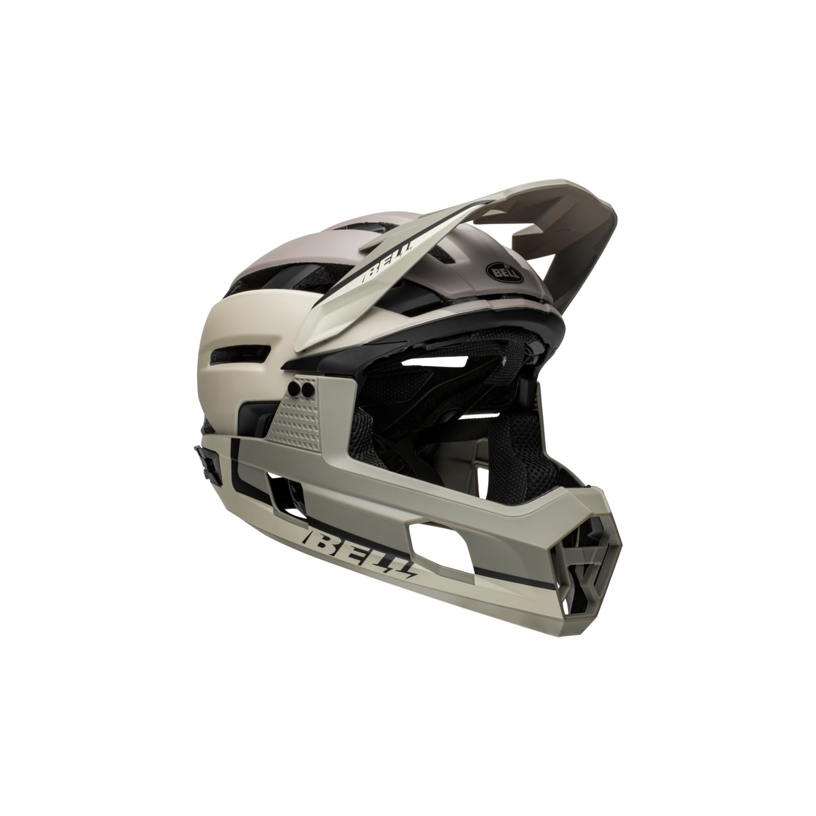 Bell Casco de Bicicleta Unisex Super Air R Spherical para Adultos, Cemento Mate, Gris, M