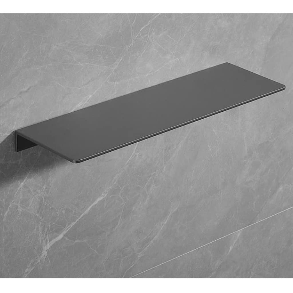 Gunmetal szara montowana na ścianie półka łazienkowa i lustro 30 cm panel pod umywalkę stylowa taca do salonu dla wygody i nizacji