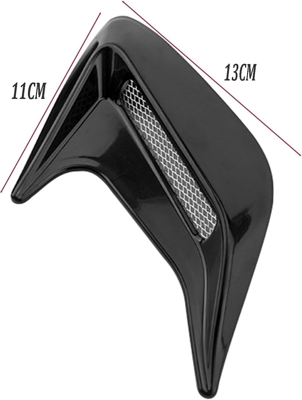 Automotive Accessories Car Air Intakes 2 Pcs Black Air Flow Vent Hood Hood Vent Scoop Covers
