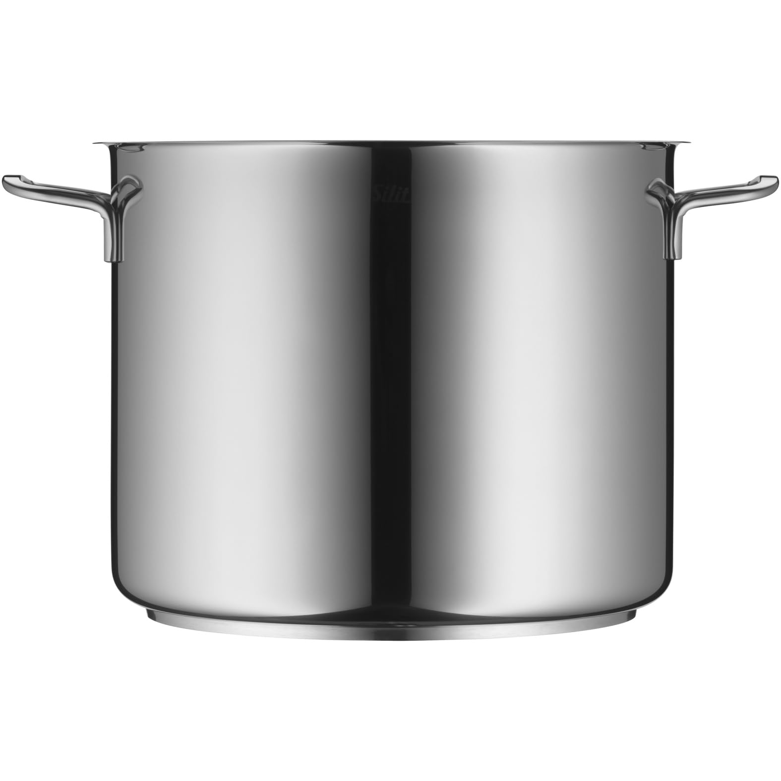 Silit Gemüse- Suppentopf Induktion 28cm, Glasdeckel, Topf 12l hoch, Edelstahl poliert, Topf groß Induktion, unbeschichtet, backofengeeignet