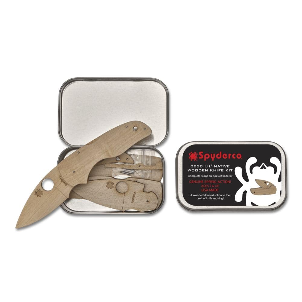 nikoさん専用 研ぎ2丁 Amazon.com: Spyderco Lil Native Wooden Knife Kit