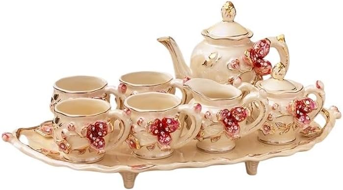 British Afternoon Tea Set Wedding Dowry Housewarming Gift Box Ceramic Coffee Cup