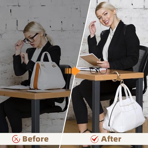 MAGTOBO Gancho de bolsa suporte de bolsa para tampos de mesa, bolsa de fraldas mochila chapéu, també