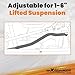 maXpeedingrods Adjustable Rear Track Bar for Jeep Wrangler TJ 1997-2006 with 1-6