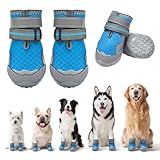 Hipaw Dog Shoes,Breathable Dog Boots for Hot Pavement,Non-Slip Paw Protector for Winter Snow,Lightweight Dog Booties for Small Medium Large Dogs,Outdoor Walking,Hiking,Indoor Hardwood Floor
