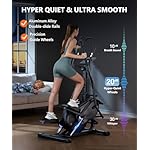 THERUN Elliptical Exercise Machine, 3-in-1 Cardio Climber Stepping Elliptical Machine for Home, Stair Stepper Elliptical Training Machines w/16 Levels Resistance, Pulse Sensor, LCD Monitor - Image 4