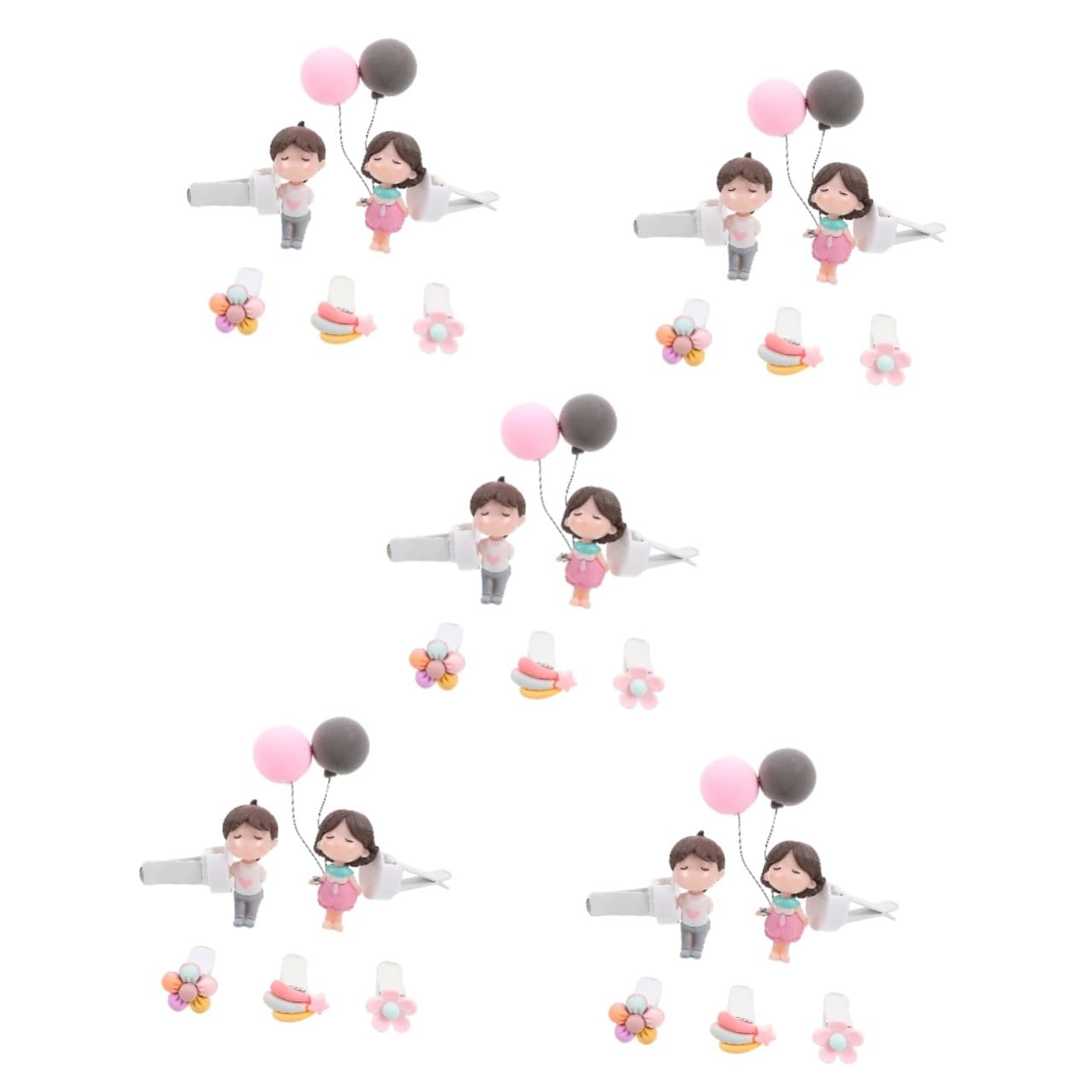 GLEAVI 25pezzi Clip Per Aria Auto Decorazioni Carine Per Ventilazione e Profumazione Di Ornamenti Forma Di Cartoon Profumatori Per Auto Con Aromi Inclusi