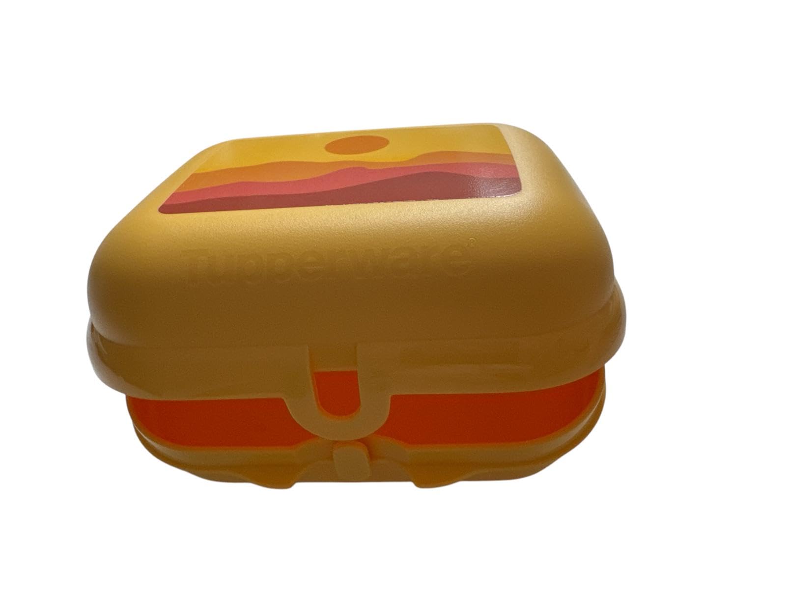 Tupperware To Go Twin Lunch Box Yellow Size 3 - Image 3