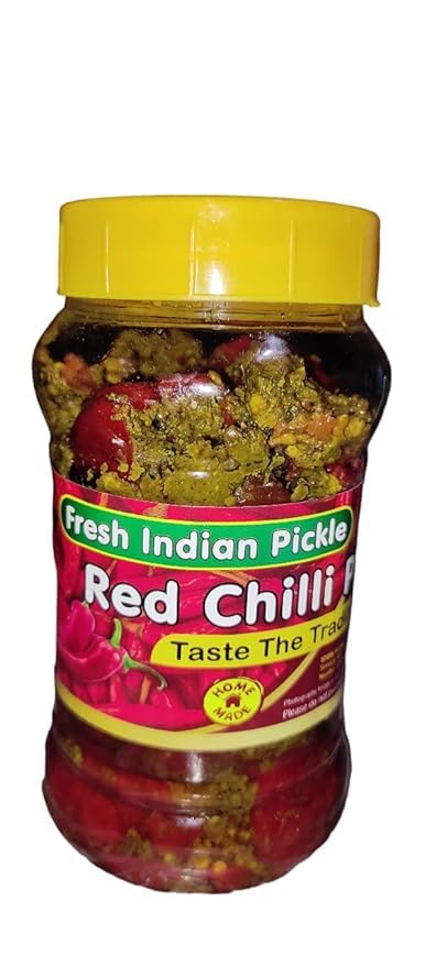 See full amazon price history chart for Stuffed Red Chilli Pickle | Barwa laal Mirch aachar | Fresh Indian pickle | laal mirch ka aachar | Mirchi ka achar | pickled chillies (Pack of 4, 4.00) Stuffed Red Chilli Pickle | Barwa laal Mirch aachar | Fresh Indian pickle | laal mirch ka aachar | Mirchi ka achar | pickled chillies (Pack of 4, 4.00) (B0CYWM82NQ) Amazon Price History, Amazon Price Tracker