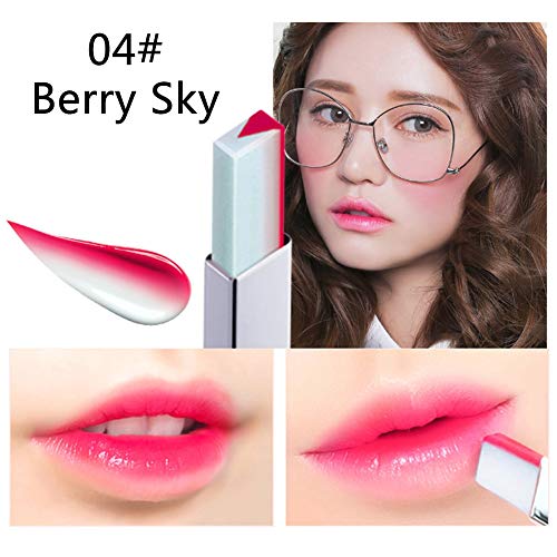 Double Color Lipstick Waterproof Long-Lasting Lip Gloss Moisturzing Nourishing Lipsticks Balm Lip Cosmetics By Shouhengda