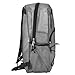 Deluxe See Through Mesh Backpack with Bungee Cord & Adjustable Padded Straps for Swimming, Travel (Grey)