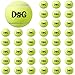 40 Pack Tennis Balls for Dogs Bulk 2.5 Inch Easy Catching Pet Tennis Balls with Carry Bags, Interactive Fetch Toys for Dog Puppy Small Medium Large Dogs Training Exercise and Practice