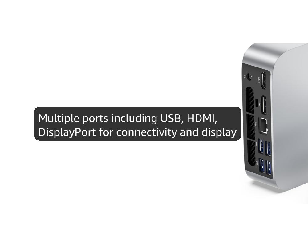 ACEMAGICIAN Matrix Mini M1 Mini Gaming PC AMD Ryzen 7 6800H Mini PC 16GB DDR5 512GB SSD Mini Computers (8C/16T, up to 4.7GHz), 4K Triple Display Desktop Computers 3.2 Type-C/LAN 2.5G/BT5.2/WiFi 6