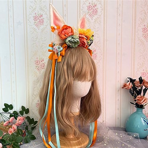 Coiffe à fleurs avec pinces intégrées pour un maintien parfait