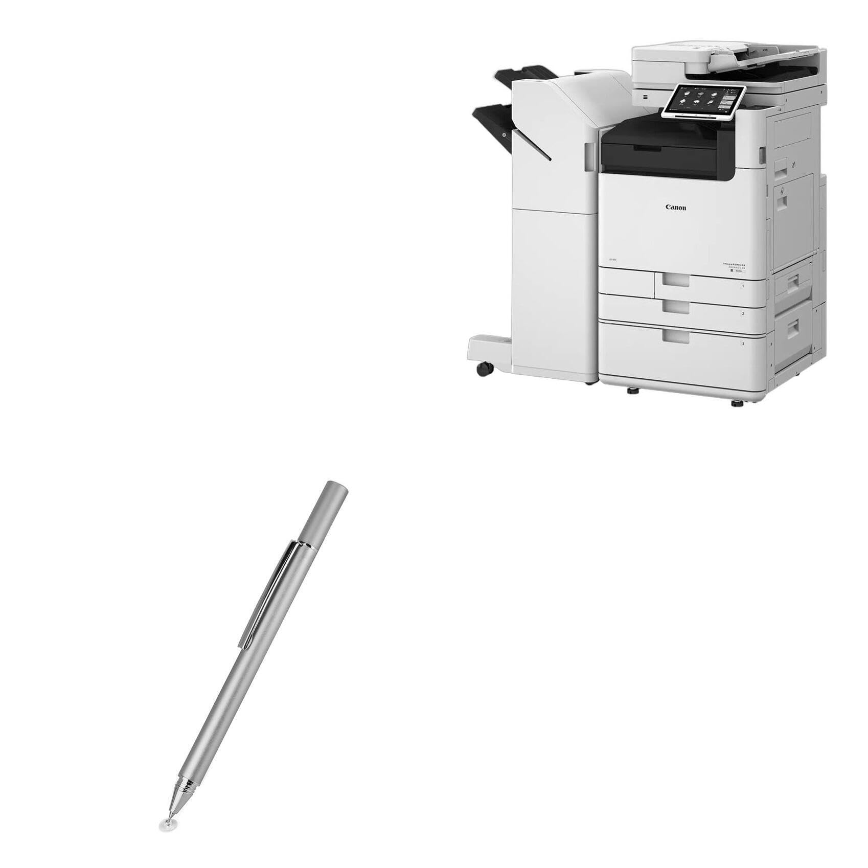BoxWave Stylus Pen Compatible with Canon imageRUNNER Advance DX 6855i - FineTouch Capacitive Stylus, Super Precise Stylus Pen - Metallic Silver