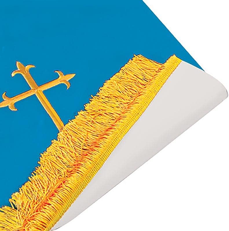 unisex-child Pulpit Scarves - Reversible Lectern Banner Embroidered With Gold Latin Cross