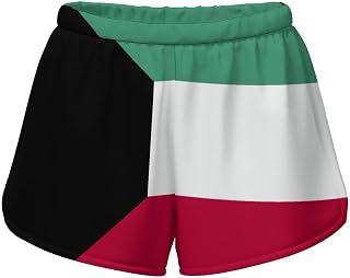 Macedonia Flag Women's Running Shorts for Gym Yoga Workout Athletic Shorts