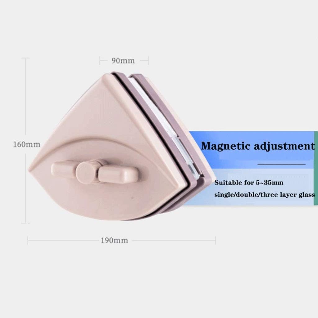 Cleaner Side Glass Cleaning Brush Glass Wiper Squeegee Cleaning Tool with Rope for High-Rise Glazed Windows 5-35 mm