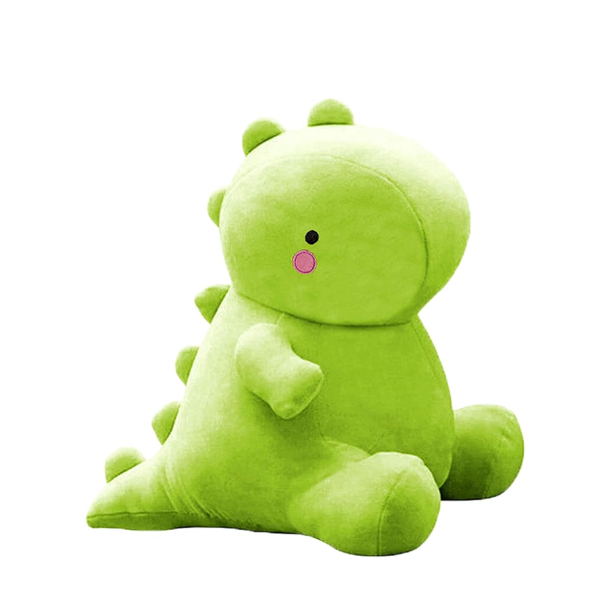 ZOOMPIL 30cm Dinosaur Plush Toy, Cute Dino Stuffed Animal Plush Pillow, Hugging Pillow Kawaii Dinosaur Plush Toy, Cartoon Animal Toy, Gift for Kids Girls Boys (Grass Green)