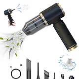Car Vacuum Handheld 20000 PA 4in1 Cordless Rechargeable Multi-Functional Compact Powerful Suction Brushless Motor Compressed Air Duster Washable HEPA Filter Mini Home Office Pet Gift Men Women