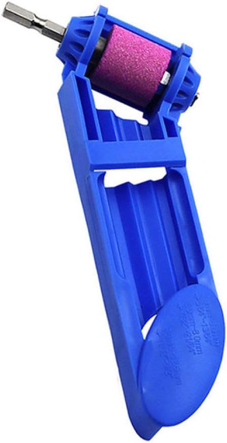 Electric Drill Bit Sharpener Drill Sharpening Machine Set Corundum Grinding Wheel Auxiliary for Drill Sharpener Power Tool,Blue