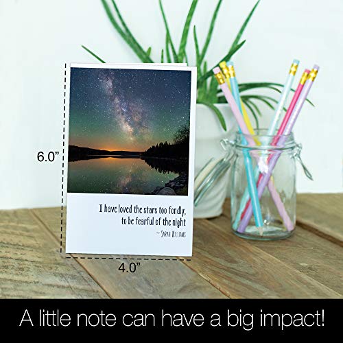 Tree-Free Greetings 12 Pack Solstice Notecards, Made In Usa,100% Recycled Paper, 4"X6", Loved The Stars (Fs93484), Multi #TOP4