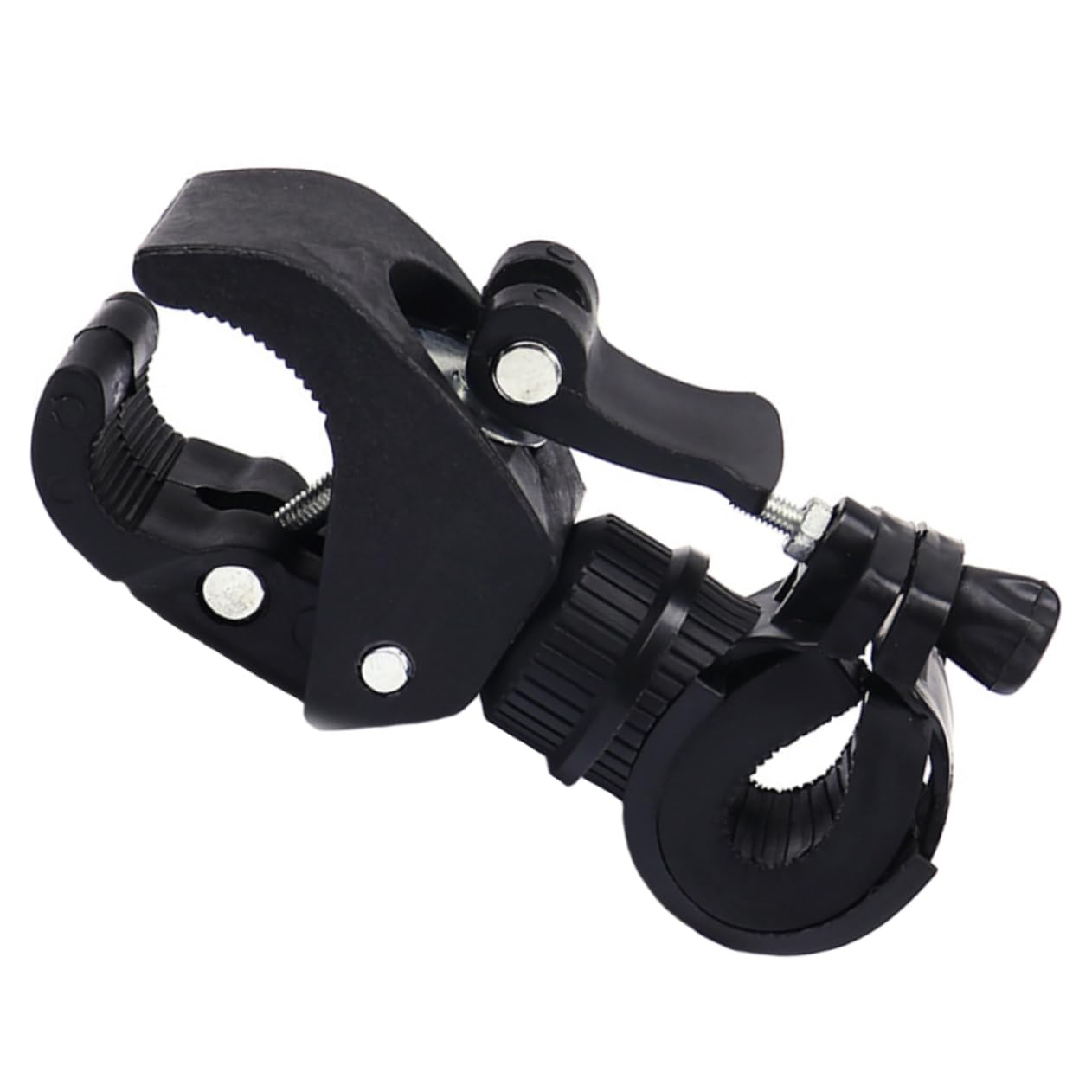 Abaodam Bike Flashlight Holder Rotating Mount Durable Flashlight Rack for Cycling Easy to Install Bike Light Clip Compatible with Bicycles Simple Design for Secure Use