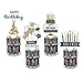 4 Pack Happy Birthday Money Holder for Cash Gift - Make A Wish Birthday Cake Candle Balloon Money Gift Holder Cards Hanging Ornaments - Money Birthday Party Decoration Gifts