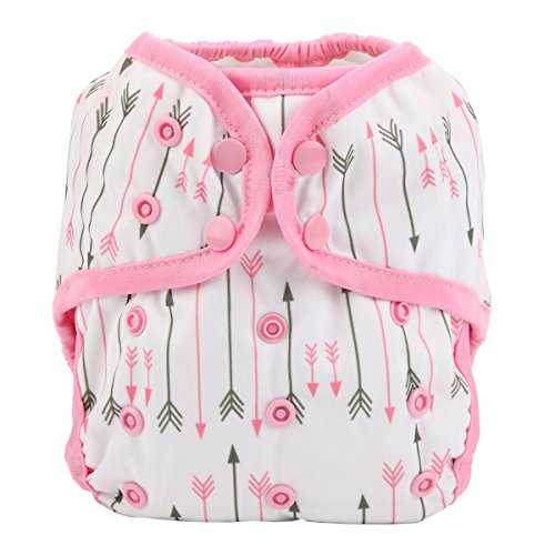 Image of Sigzagor Baby Diaper Cover Nappy One Size 8lbs to 36lbs for Grils (Pink Arrows)